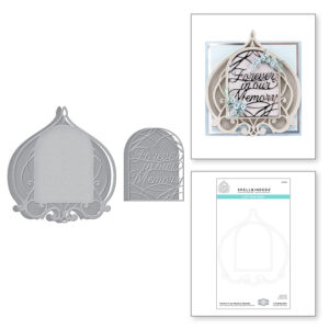 Forever in our Memory Vignette Etched Dies S5-457