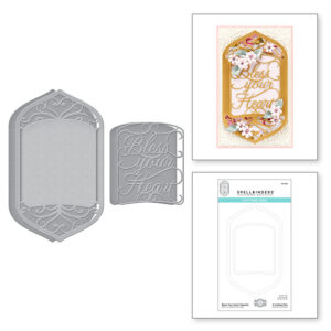 Bless Your Heart Vignette Etched Dies S5-459