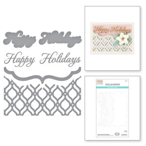 Mosaic Bracket Card Builder Etched Dies S5-461