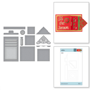 Christmas Cascade Card Base S6-166