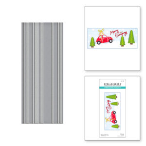 Striped Slimline Embossing Folder SES-022