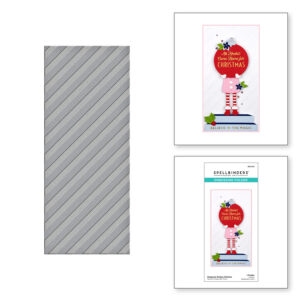 Diagonal Stripes Slimline Embossing Folder SES-024