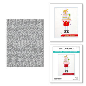 Sweater Weather Embossing Folder SES-025
