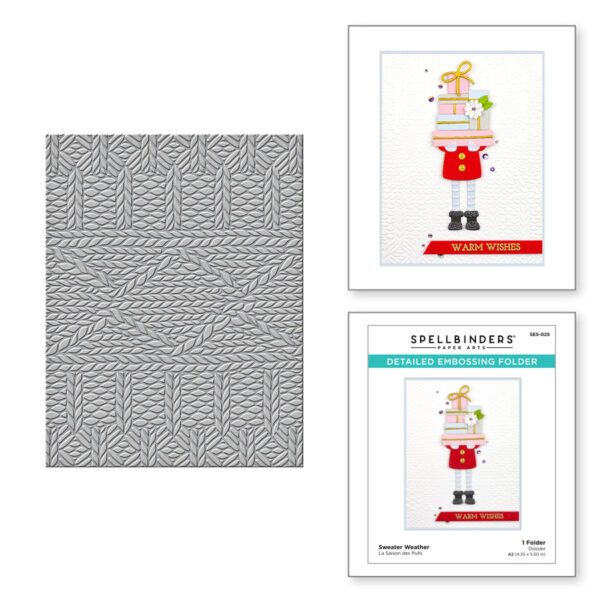 Sweater Weather Embossing Folder SES-025