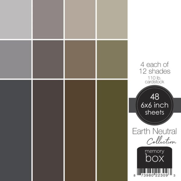 Memory Box Earth Neutral 6x6 Paper Pack SP1009
