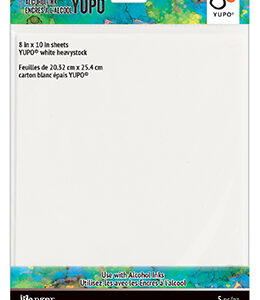 Tim Holtz® Alcohol Ink YUPO® 8" x 10" White Heavystock