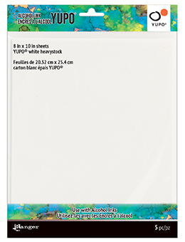 Tim Holtz® Alcohol Ink YUPO® 8" x 10" White Heavystock