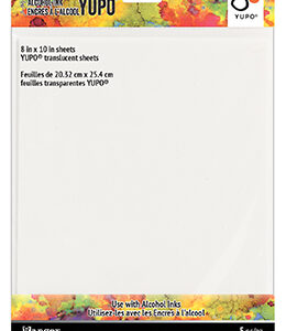 Tim Holtz® Alcohol Ink YUPO® 8" x 10" Translucent