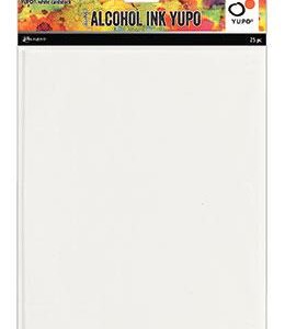 Tim Holtz® Alcohol Ink Yupo® White Cardstock 8 x 10, 25pk.