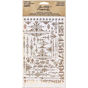 Tim Holtz® Idea-ology™ Paperie - Remnant Rubs: Gilded Accents