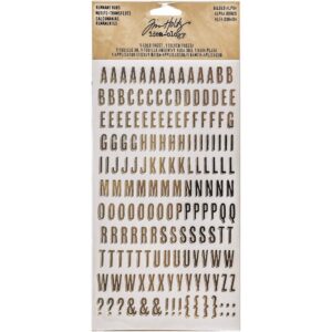 Tim Holtz® Idea-ology™ Paperie - Remnant Rubs: Gilded Alpha
