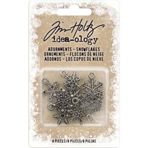 Tim Holtz® Idea-ology™ Adornments - Snowflakes