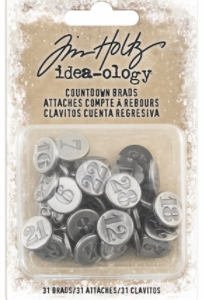 Tim Holtz® Idea-ology™ Fasteners - Countdown Brads
