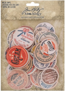 Tim Holtz® Idea-ology™ Paperie - Milk Caps