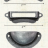 Tim Holtz® Idea-ology™ Findings - Mini Hardware Pulls