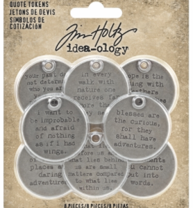 Tim Holtz® Idea-ology™ Findings - Quote Tokens