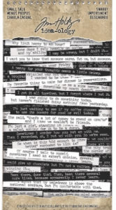 Tim Holtz® Idea-ology™ Paperie - Small Talk: Snarky