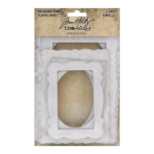 Tim Holtz® Idea-ology™ Paperie - Baseboard Frames: Lace
