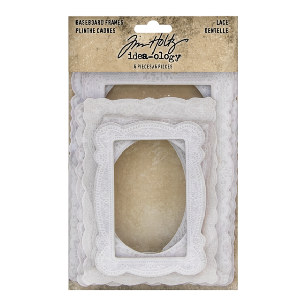 Tim Holtz® Idea-ology™ Paperie - Baseboard Frames: Lace