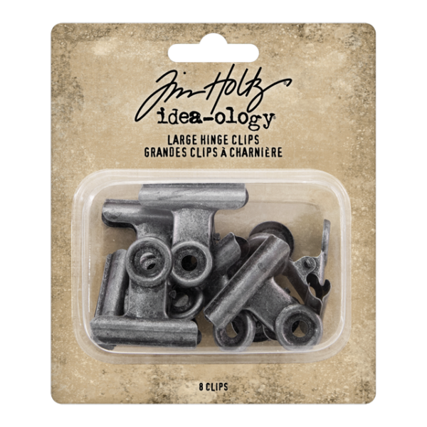 Tim Holtz® Idea-ology™ Findings - Large Hinge Clips