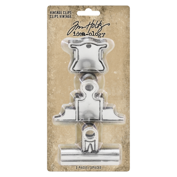 Tim Holtz® Idea-ology™ Findings - Vintage Clips