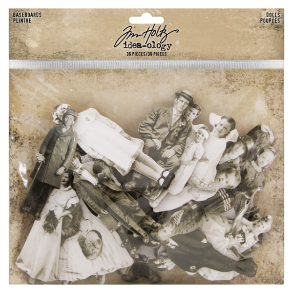 Tim Holtz® Idea-ology™ Paperie - Baseboard Dolls