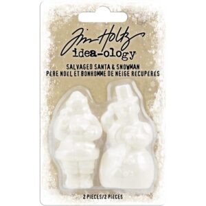 Tim Holtz® Idea-ology™ Findings - Salvaged Santa and Snowman
