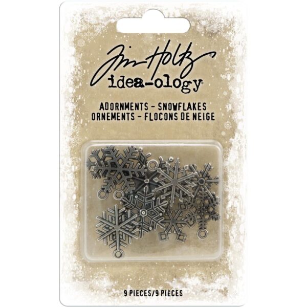Tim Holtz® Idea-ology™ Adornments: Snowflakes
