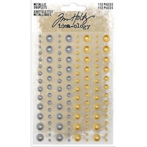 Tim Holtz® Idea-ology™ Findings - Metallic Droplets