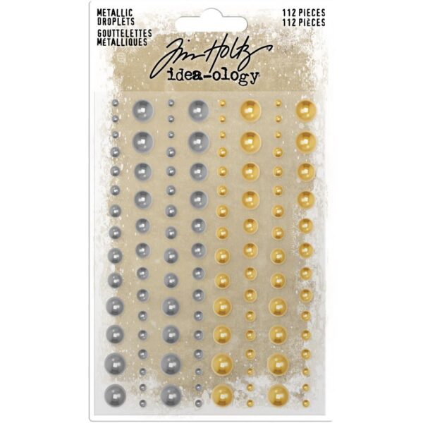 Tim Holtz® Idea-ology™ Findings - Metallic Droplets
