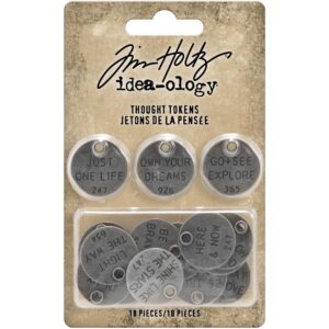 Tim Holtz® Idea-ology™ Embellishments - Thought Tokens