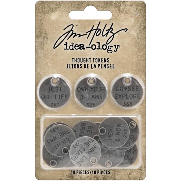 Tim Holtz® Idea-ology™ Embellishments - Thought Tokens