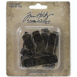 Tim Holtz® Idea-ology™ Embellishments - Type Chips