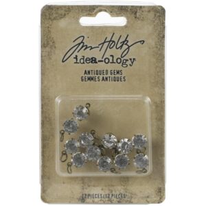 Tim Holtz® Idea-ology™ Embellishments - Antiqued Gems