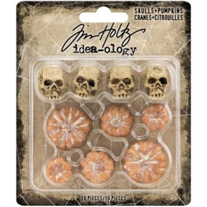 Tim Holtz® Idea-ology™ Findings - Skulls and Pumpkins