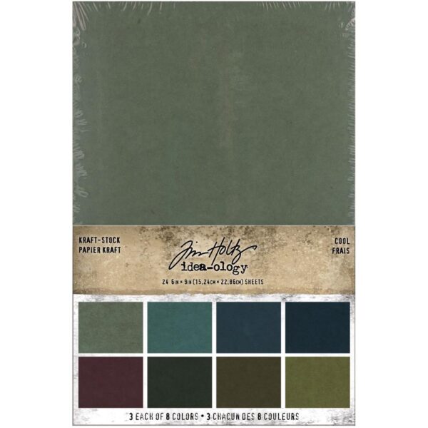 Tim Holtz® Idea-ology™ 6" x 9" Kraft-Stock - Cool
