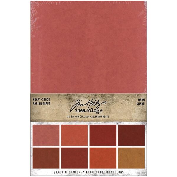 Tim Holtz® Idea-ology™ 6" x 9" Kraft-Stock - Warm