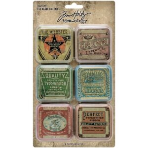 Tim Holtz® Idea-ology™ Findings - Tin Tops