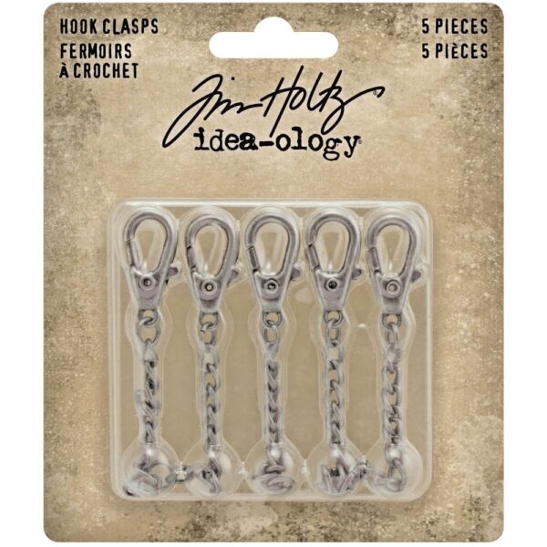 Tim Holtz® Idea-ology™ Findings - Hook Clasps
