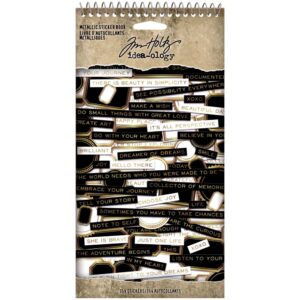 Tim Holtz® Idea-ology™ Paperie - Metallic Sticker Book