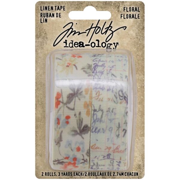 Tim Holtz® Idea-ology™ Findings - Linen Tape Floral