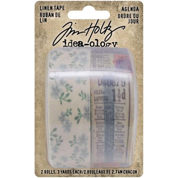 Tim Holtz® Idea-ology™ Findings - Linen Tape Agenda