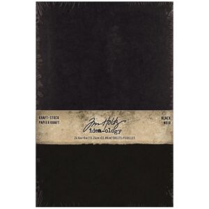 Tim Holtz® Idea-ology™ Kraft-Stock Stack Cardstock Pad 6"X9"