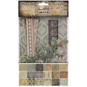 Tim Holtz® Idea-ology™ Findings - Halloween Worn Wallpaper Scraps