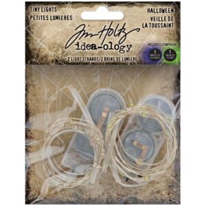 Tim Holtz® Idea-ology™ Findings - Halloween Tiny Lights - Purple & Green