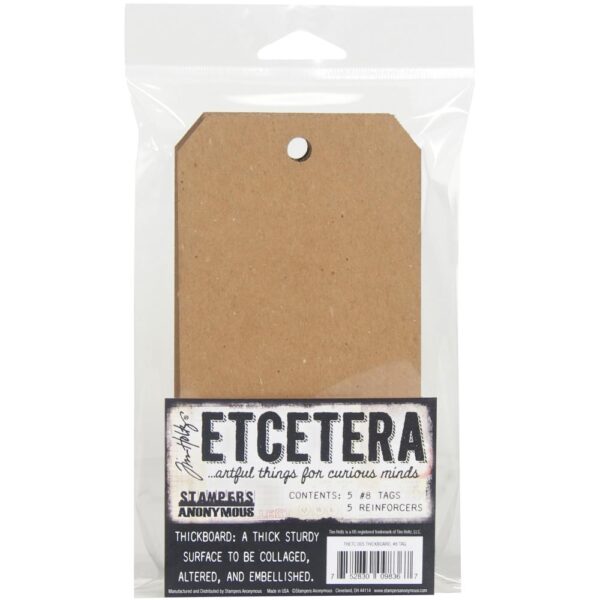 Tim Holtz® Stampers Anonymous Etcetera #8 Tag Thickboards THETC-005
