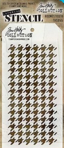Tim Holtz® Stampers Anonymous Layering Stencils -- Houndstooth THS055
