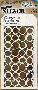 Tim Holtz® Stampers Anonymous Layering Stencils -- Ringer THS056