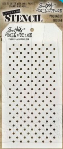 Tim Holtz® Stampers Anonymous Layering Stencils -- Polkadot THS068
