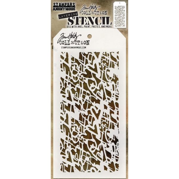 Tim Holtz® Stampers Anonymous Layering Stencils -- Heartstruck THS073